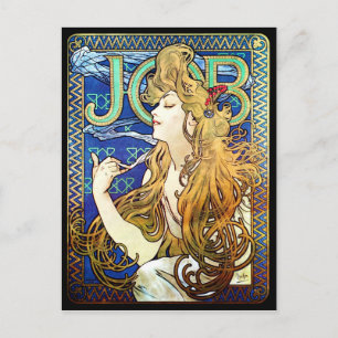 Alphonse Mucha JOB Vykort