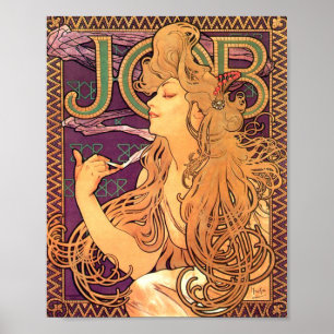 Alphonse Mucha - jobb Poster