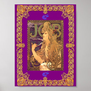 Alphonse Mucha - Jobbannonsering Poster