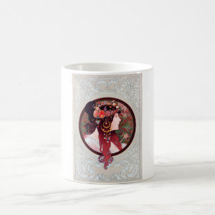 Alphonse Mucha Kaffemugg