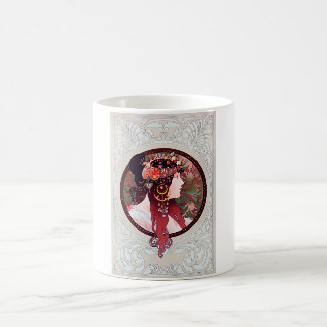 Alphonse Mucha Kaffemugg (Center)