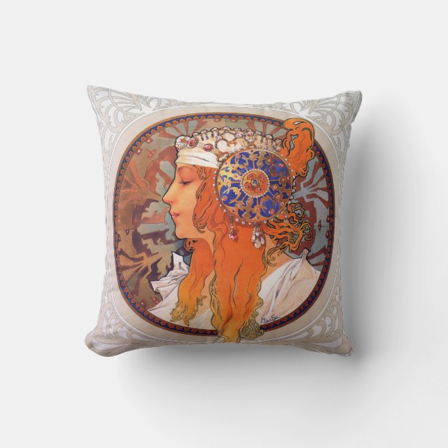 Alphonse Mucha Kudde (Framsida)