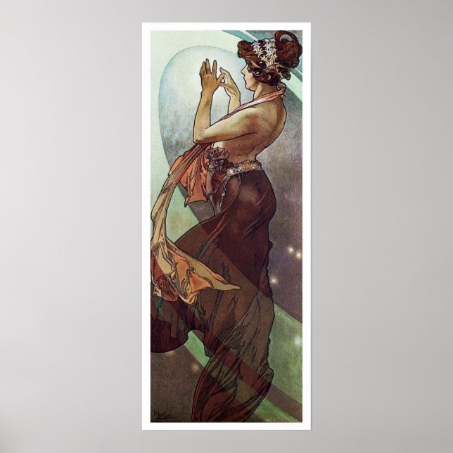 Alphonse Mucha. L 'Etoile Polaire/Pole Star, 1902 Poster (Framsidan)
