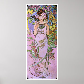 Alphonse Mucha. La Ro/Ro, 1897 Poster