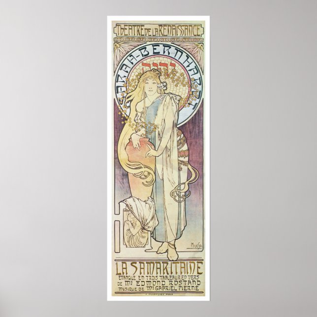 Alphonse Mucha. La Samaritaine, 1897 Poster (Framsidan)