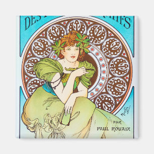 Alphonse Mucha Magnet