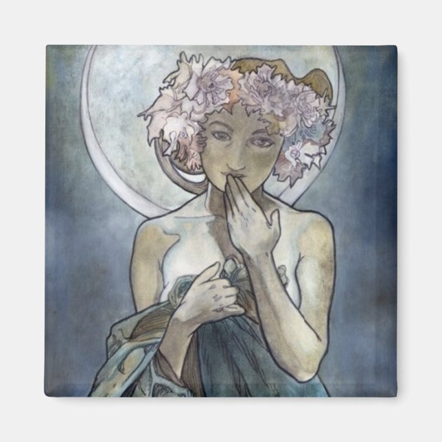 Alphonse Mucha ~ Måne Magnet (Framsidan)