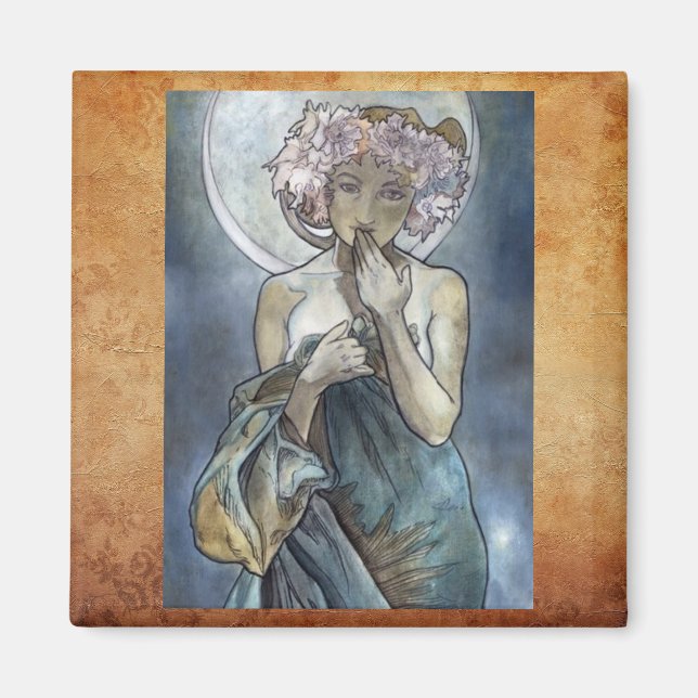 Alphonse Mucha ~ Måne Magnet (Framsidan)