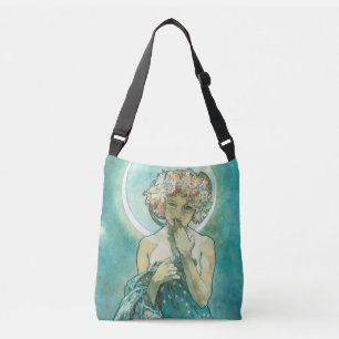 Alphonse Mucha Moonlight Clair De Lune Art nouveau Axelväska