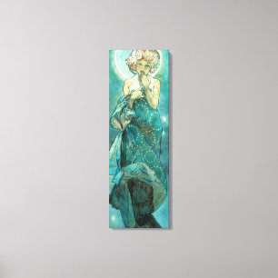 Alphonse Mucha Moonlight Clair De Lune Art nouveau Canvastryck