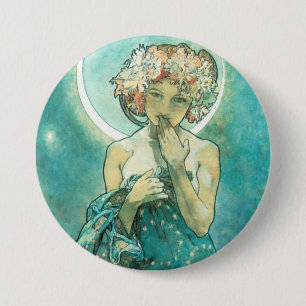 Alphonse Mucha Moonlight Clair De Lune Art nouveau Knapp