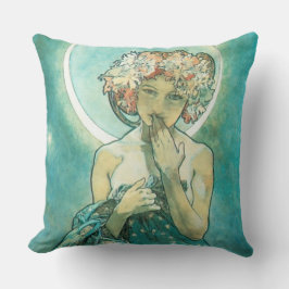 Alphonse Mucha Moonlight Clair De Lune Art nouveau Kudde