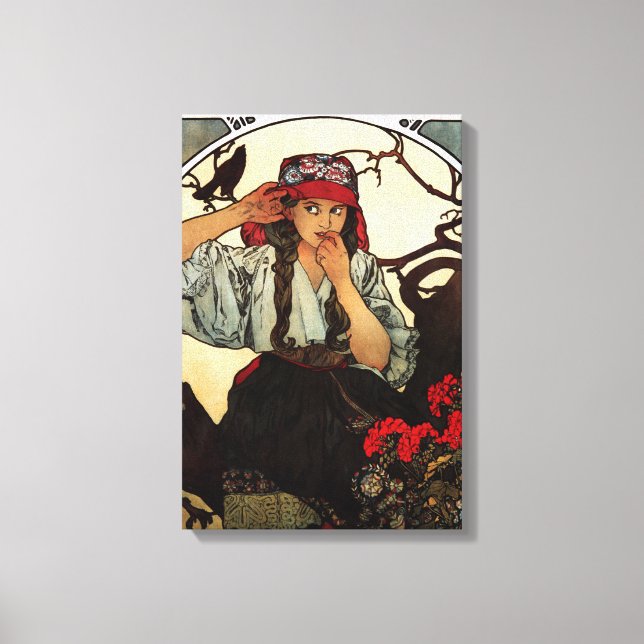 Alphonse Mucha Moravian Canvas Poster (Framsida)