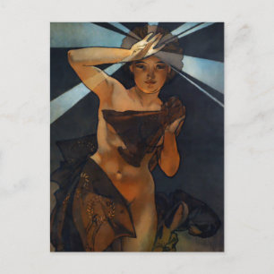 Alphonse Mucha Morgstjärnvykort Vykort