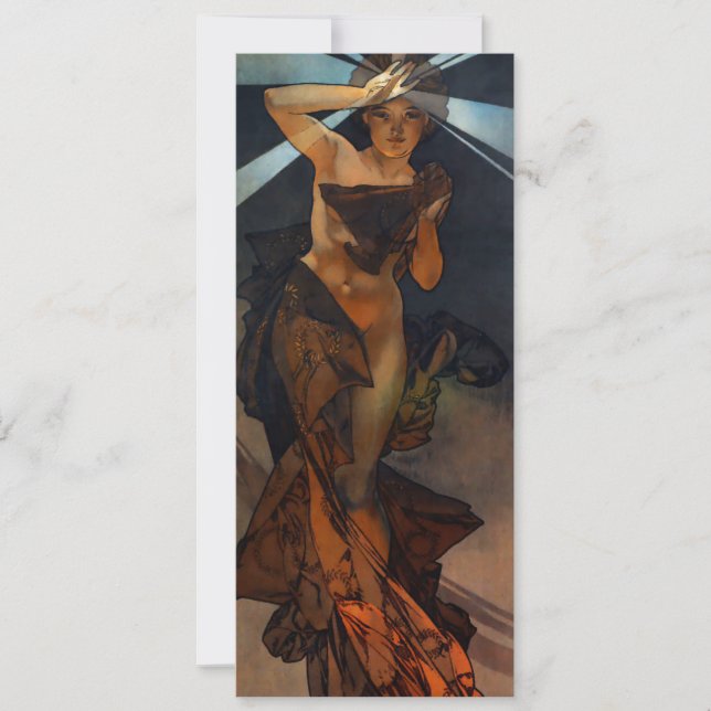 Alphonse Mucha Morning Star-inbjudningar Inbjudningar (Framsida)