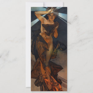 Alphonse Mucha Morning Star-inbjudningar Inbjudningar