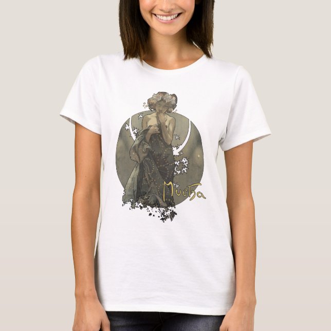 Alphonse Mucha - Morning star shirt T (Framsida)