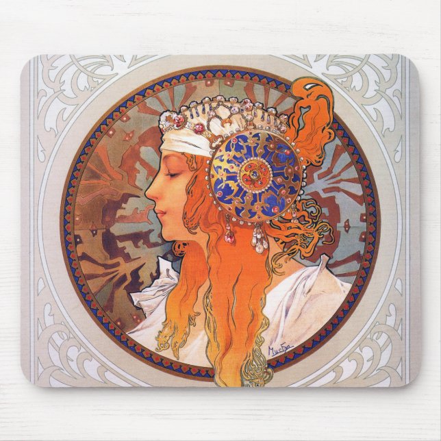 Alphonse Mucha Musmatta (Framsidan)