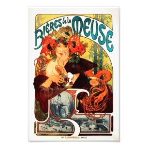 Alphonse Mucha öl av musatrycket Fototryck