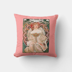 Alphonse Mucha Painting Kudde