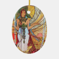 Alphonse Mucha Peacock art