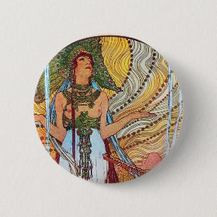 Alphonse Mucha Peacock art Knapp