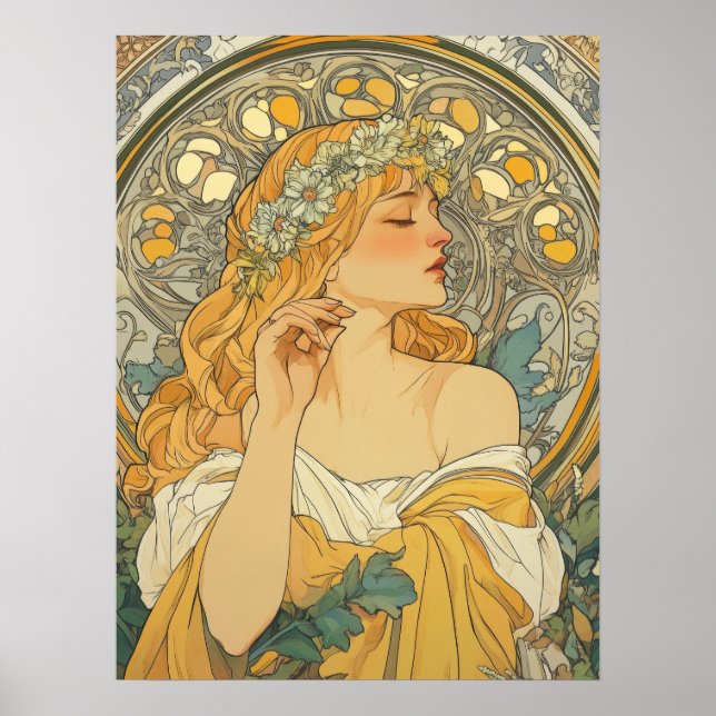 Alphonse Mucha Poster (Framsidan)