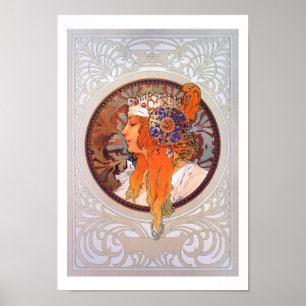 Alphonse Mucha Poster
