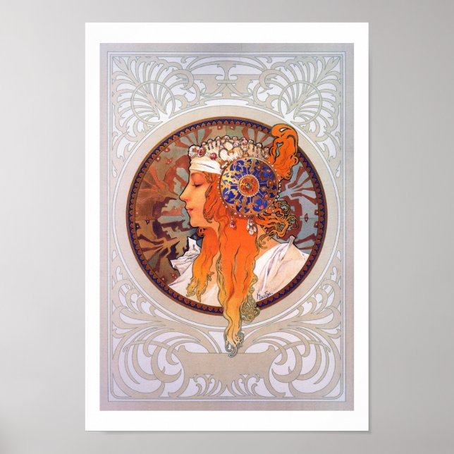 Alphonse Mucha Poster (Framsidan)