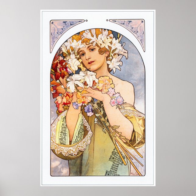 Alphonse Mucha Poster (Framsidan)