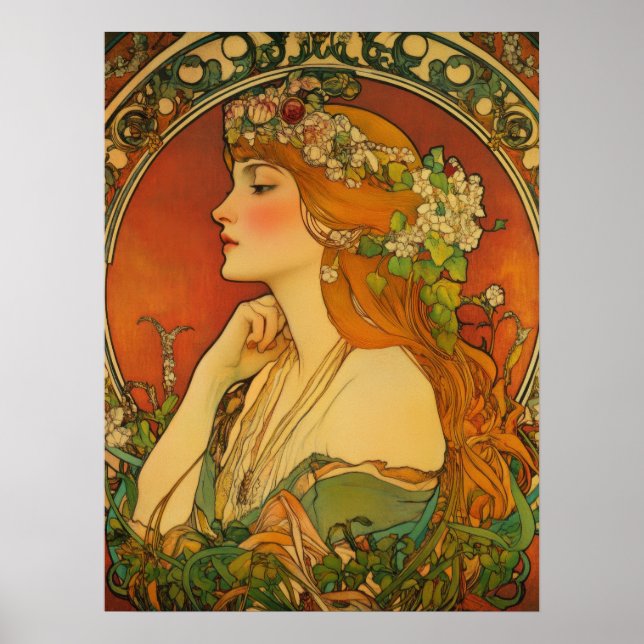 Alphonse Mucha Poster (Framsidan)