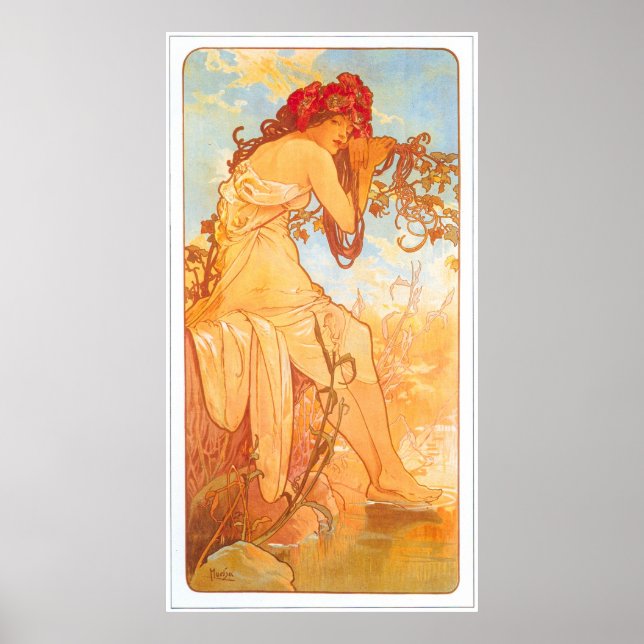 Alphonse Mucha Poster (Framsidan)