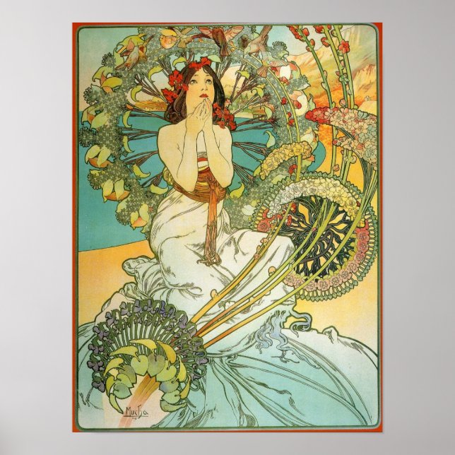 Alphonse Mucha Poster (Framsidan)