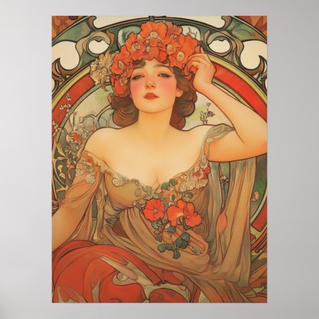 Alphonse Mucha Poster (Framsidan)
