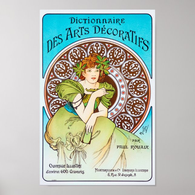 Alphonse Mucha Poster (Framsidan)