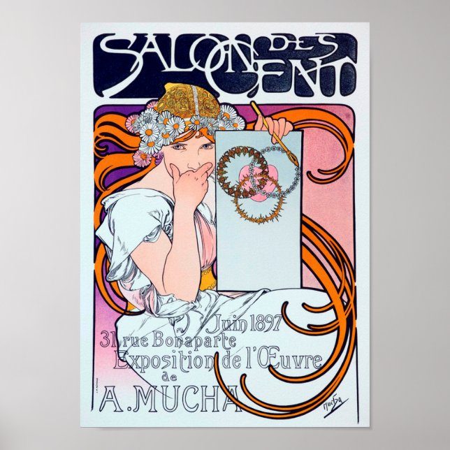 Alphonse Mucha Poster (Framsidan)