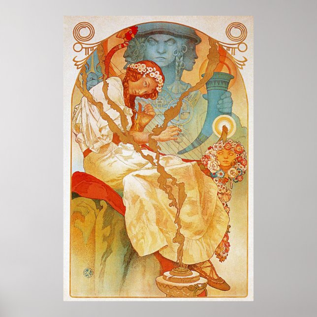 Alphonse Mucha Poster (Framsidan)