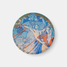 Alphonse Mucha Poster för Sokol Festival (1926) Magnet