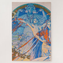 Alphonse Mucha Poster för Sokol Festival (1926)