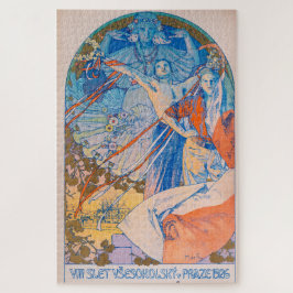 Alphonse Mucha Poster för Sokol Festival (1926) Pussel