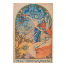 Alphonse Mucha Poster för Sokol Festival (1926)