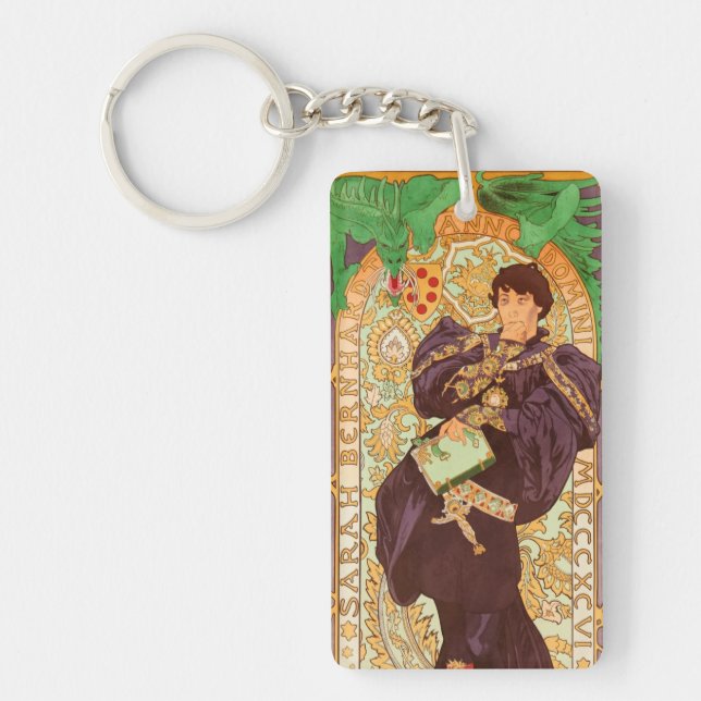 Alphonse Mucha Prince och Dragon (Framsidan)