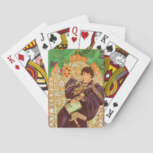 Alphonse Mucha Prince och Dragon Casinokort
