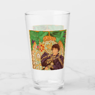 Alphonse Mucha Prince och Dragon Glaskopp