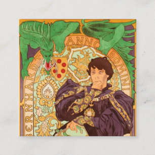 Alphonse Mucha Prince och Dragon Tilläggskort