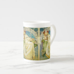 Alphonse Mucha Princess Hyacinth Art nouveau Benporslin Mugg