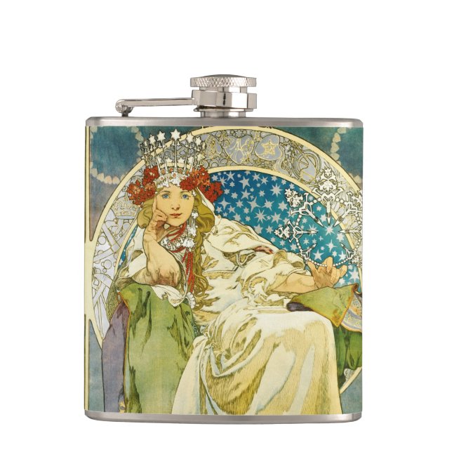 Alphonse Mucha Princess Hyacinth Art nouveau Fickplunta (Framsidan)