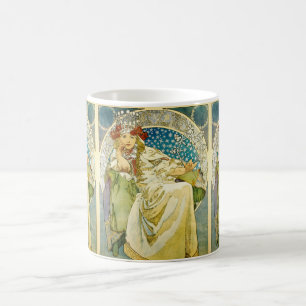 Alphonse Mucha Princess Hyacinth Art nouveau Kaffemugg