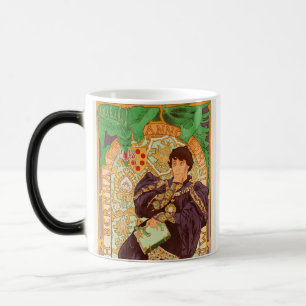 Alphonse Mucha Prins och Drakar Magisk Mugg