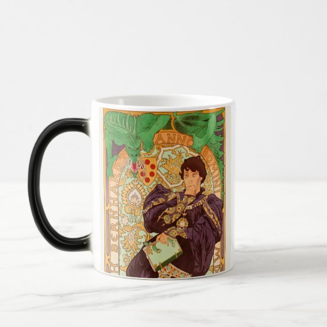 Alphonse Mucha Prins och Drakar Magisk Mugg (Vänster)
